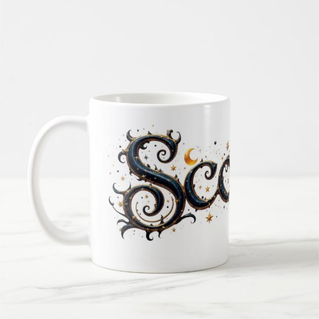 Scorpio Zodiac Astrologie Mug (Gauche)