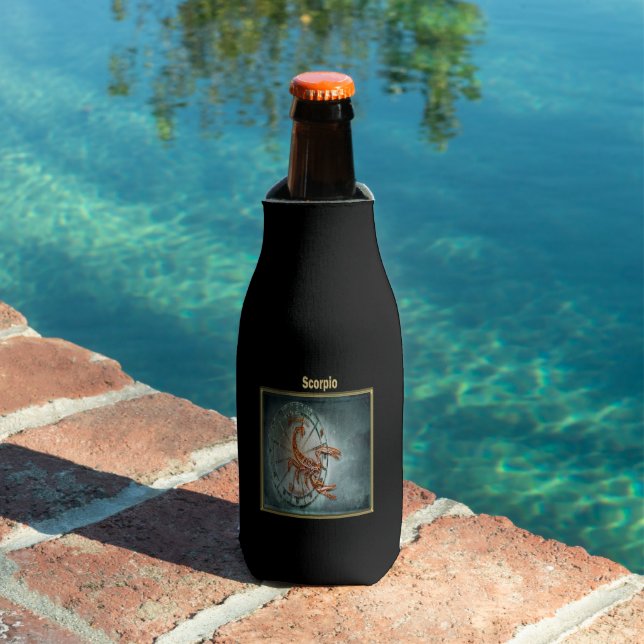 Scorpio Zodiac Astrology design Horoscope Bottle Cooler (In Situ Pool)