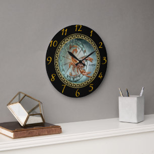 Scorpio Zodiac Astrology  Large Clock