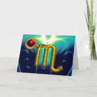 SCORPIO Zodiac Birthday Red Grenade