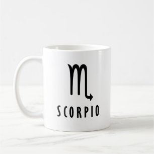 Scorpio zodiac coffee mug