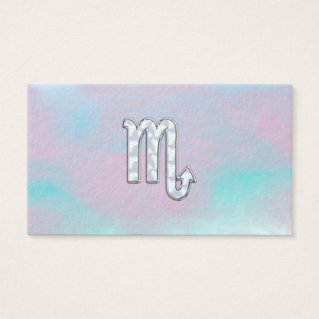 Scorpio Zodiac Connexion à la Mère style perle (Devant)