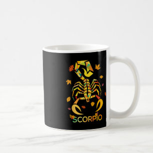 Scorpio Zodiac Fall Scorpion Birthday Coffee Mug