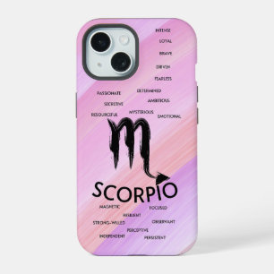 Scorpio Zodiac Horoscope Traits Girls iPhone 15 Case
