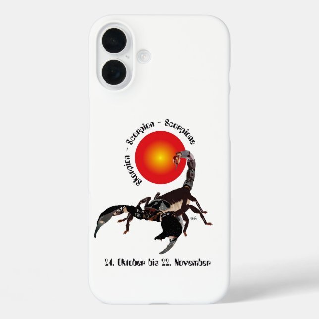 Scorpio - Zodiac iPhone Case (Back)