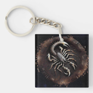 Scorpio Zodiac Keychain
