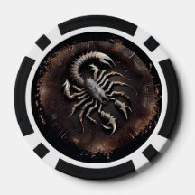 Scorpio Zodiac Poker Chips – Astrology Poker Chips