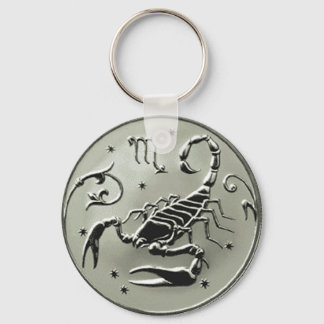 Scorpio Zodiac Russian Coin Keychain