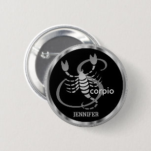 Scorpio ♏ - Zodiac Sign 2 Inch Round Button