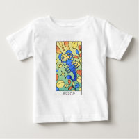 Scorpio Zodiac Sign Abstract Art Vintage