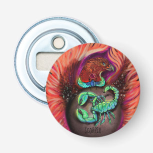 Scorpio Zodiac Sign Bottle Opener