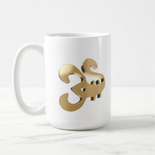 Scorpio Zodiac Sign Gold Symbol Coffee Mug