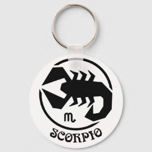 Scorpio Zodiac Sign Keychain