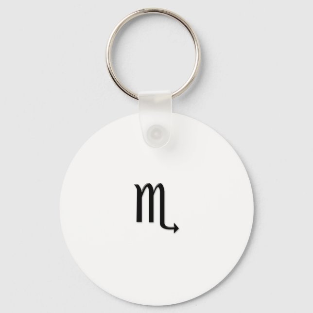 Scorpio - Zodiac Sign Keychain (Front)