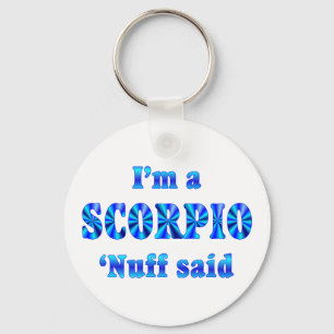 Scorpio Zodiac Sign Keychain