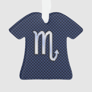 Scorpio Zodiac Sign marine décor en fibre de carbo