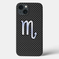 Scorpio Zodiac Sign on Carbon Fibre Astrology