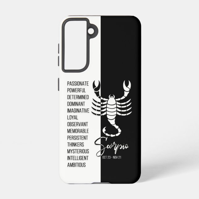 Scorpio Zodiac Sign Samsung Galaxy S21 Case (Back)
