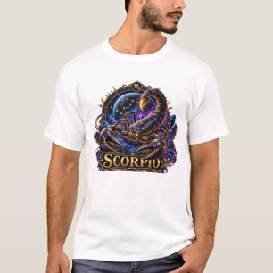 Scorpio Zodiac Sign Scorpion Celestial Astrology  T-Shirt