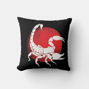 Scorpio Zodiac Sign Throw Pillow