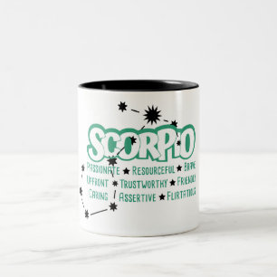 Scorpio Zodiac Sign Traits Mug