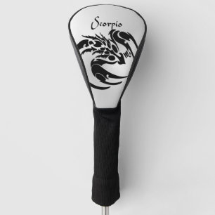 Scorpio Zodiac Symbol and Sign Personalized Golf Head Cover