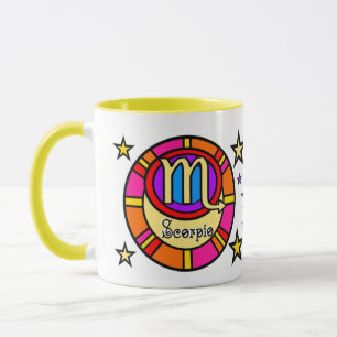 Scorpio Zodiac Symbol Mug