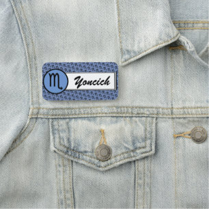 Scorpio Zodiac Symbol Standard by Kenneth Yoncich Name Tag