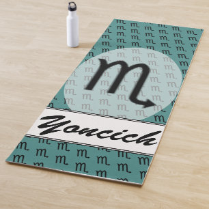 Scorpio Zodiac Symbol Standard by Kenneth Yoncich Yoga Mat