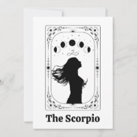 Scorpio Zodiac Tarot Feminist BFF Magical Mystical