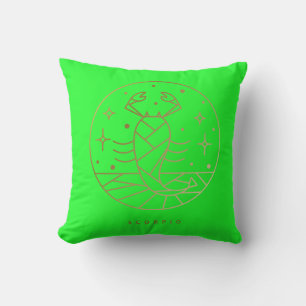 Scorpio Zodiac Throw Pillow