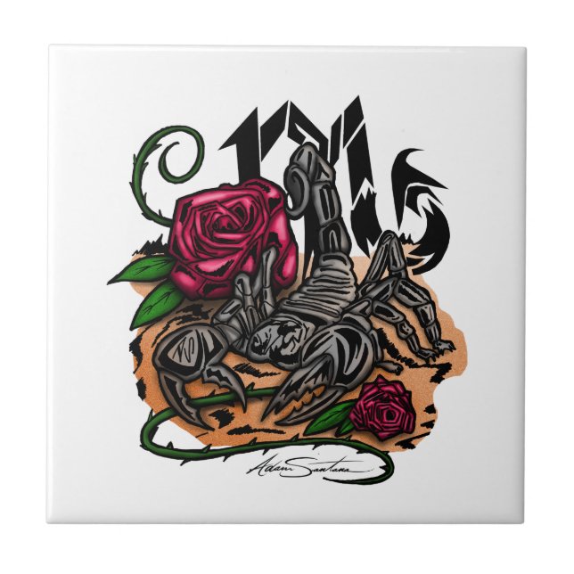 Scorpio - Zodiac Tile (Front)
