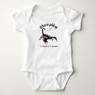 Scorpion 24 October to 22 November Baby Bodysuit