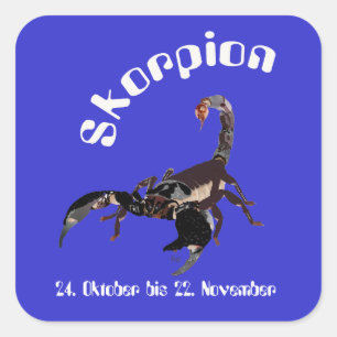 Scorpion 24 October to 22 November sticker