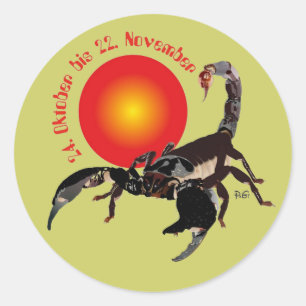 Scorpion 24 October to 22 November sticker