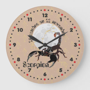 Scorpion 24 octobre 22 novembre Horloge