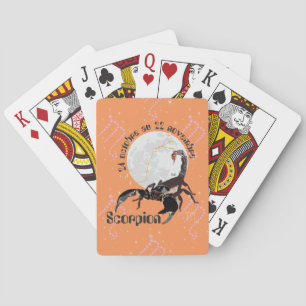 Scorpion 24 octobre au 22 novembre Jeux de cartes Playing Cards