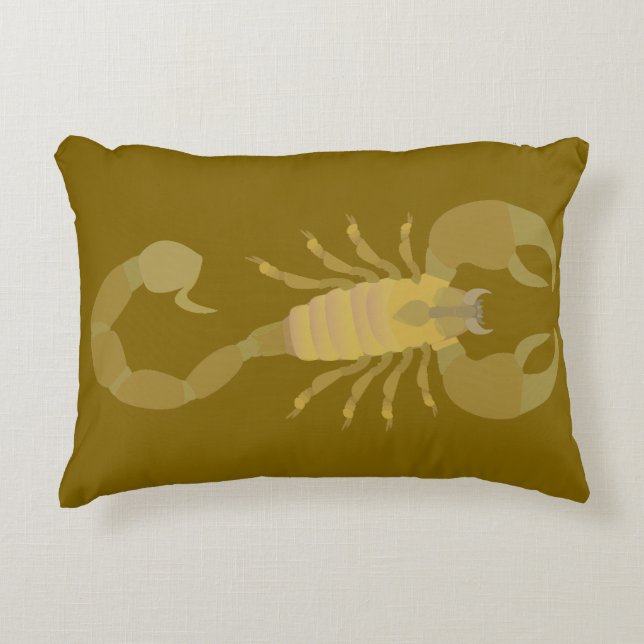 Scorpion Accent Pillow (Front)