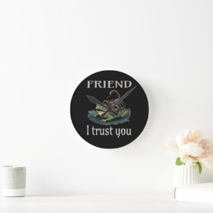 Scorpion and Frog - Friend, I Trust You Round Clock