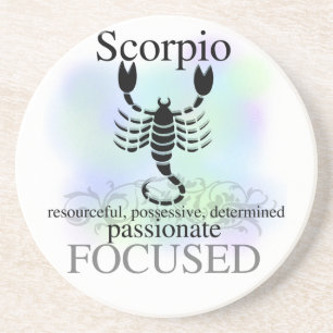 Scorpion au sujet de vous dessous de verre