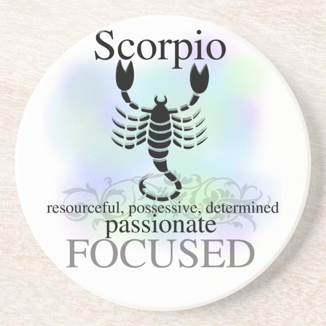 Scorpion au sujet de vous dessous de verre (Devant)