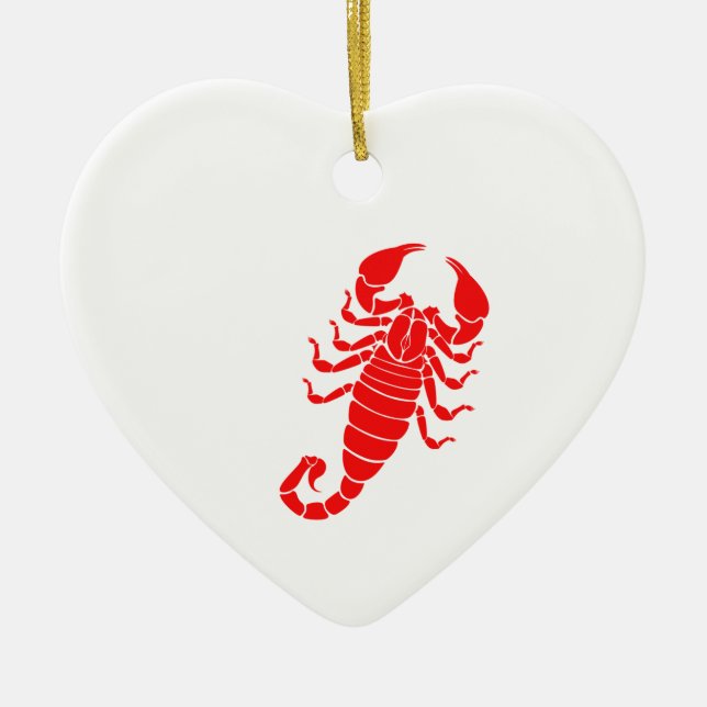 Scorpion Ceramic Ornament (Front)
