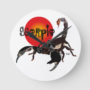 scorpion clock