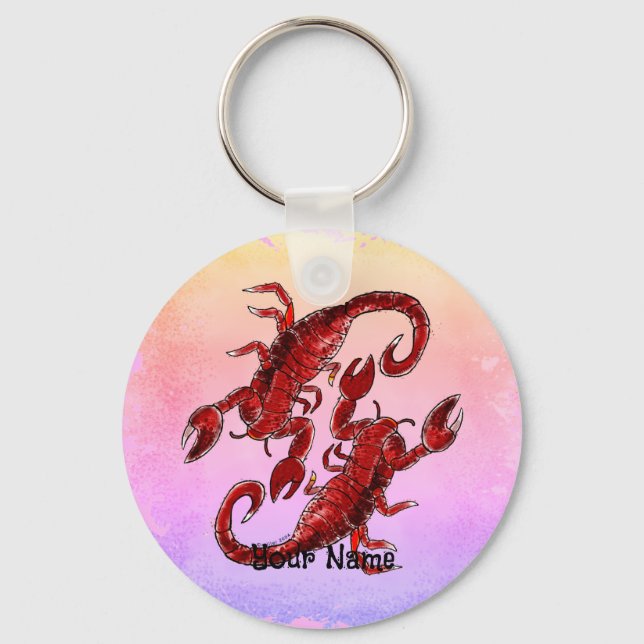 Scorpion Dance  Keychain (Front)