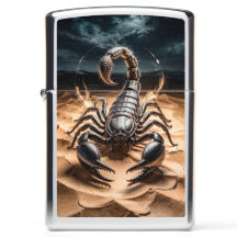 Scorpion du désert gothique Zippo Lighter
