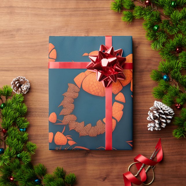 Scorpion Geometric Colourful Personalized Pattern Wrapping Paper (Holiday Gift)