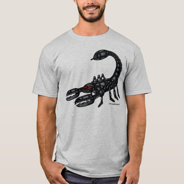 Scorpion graphic art cool t-shirt design (Front)