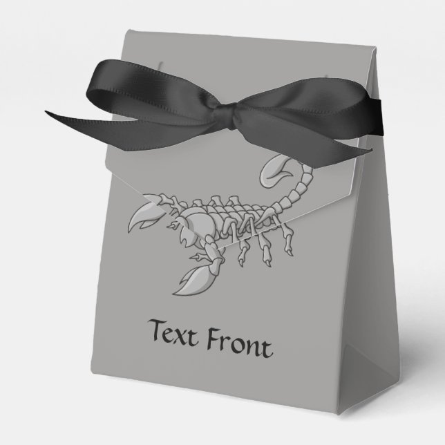 Scorpion Icon Favor Box (Front Side)