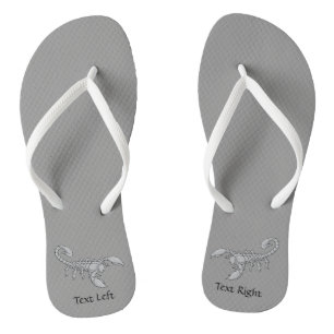 Scorpion Icon Flip Flops