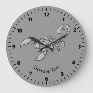 Scorpion Icon Large Clock